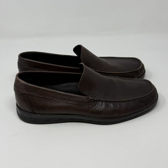 Ecco S Lite Moc Loafers Mens 10 - 10.5 EU 44 Brown Leather Slip On Comfort Shoes main image 12